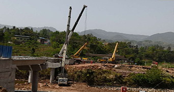 吊车吊装,建邺租吊车,桥梁架设